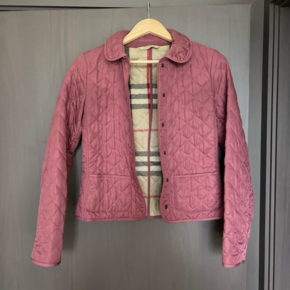 Authentic Burberry Pink Quilted Jacket - Picture 3 of 3